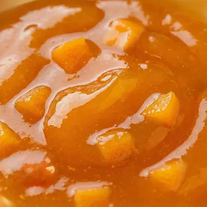 100 % Mango fără zahăr adăugat, cu bucăți extra de fructe