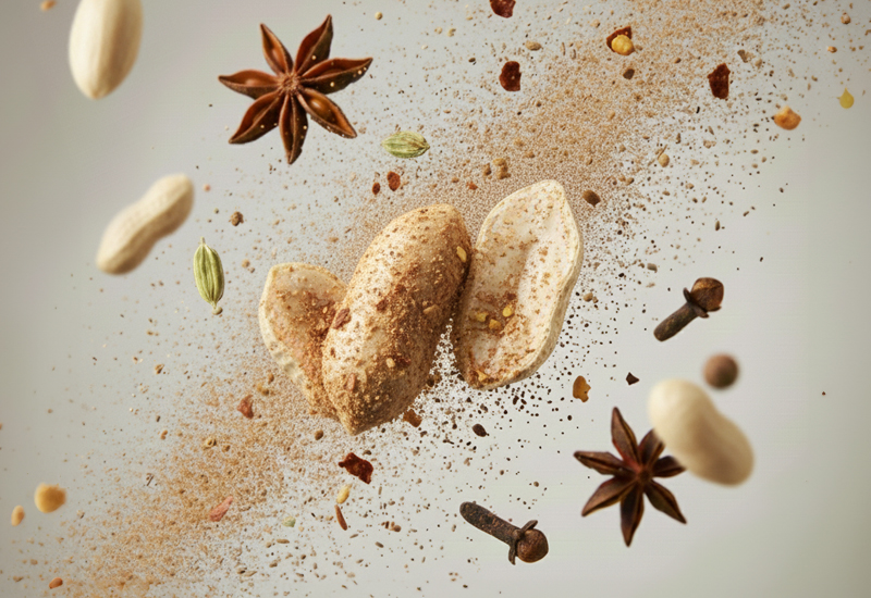 Arahide caramelizate cu condimente