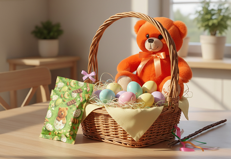 Sticlă de ketchup și roșii