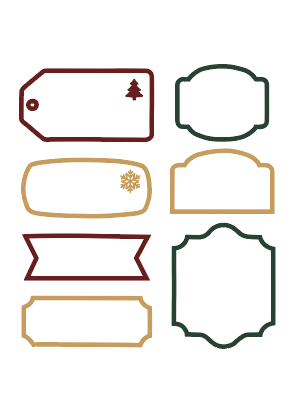 Etikety na dárky Grizly