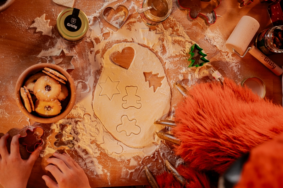 Copturi de Crăciun cu Grizly