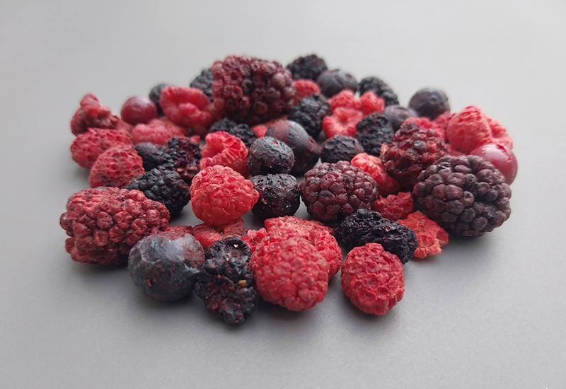 Fructe de pădure liofilizate