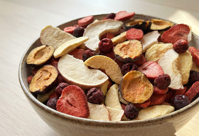 Mix de fructe de grădină liofilizate