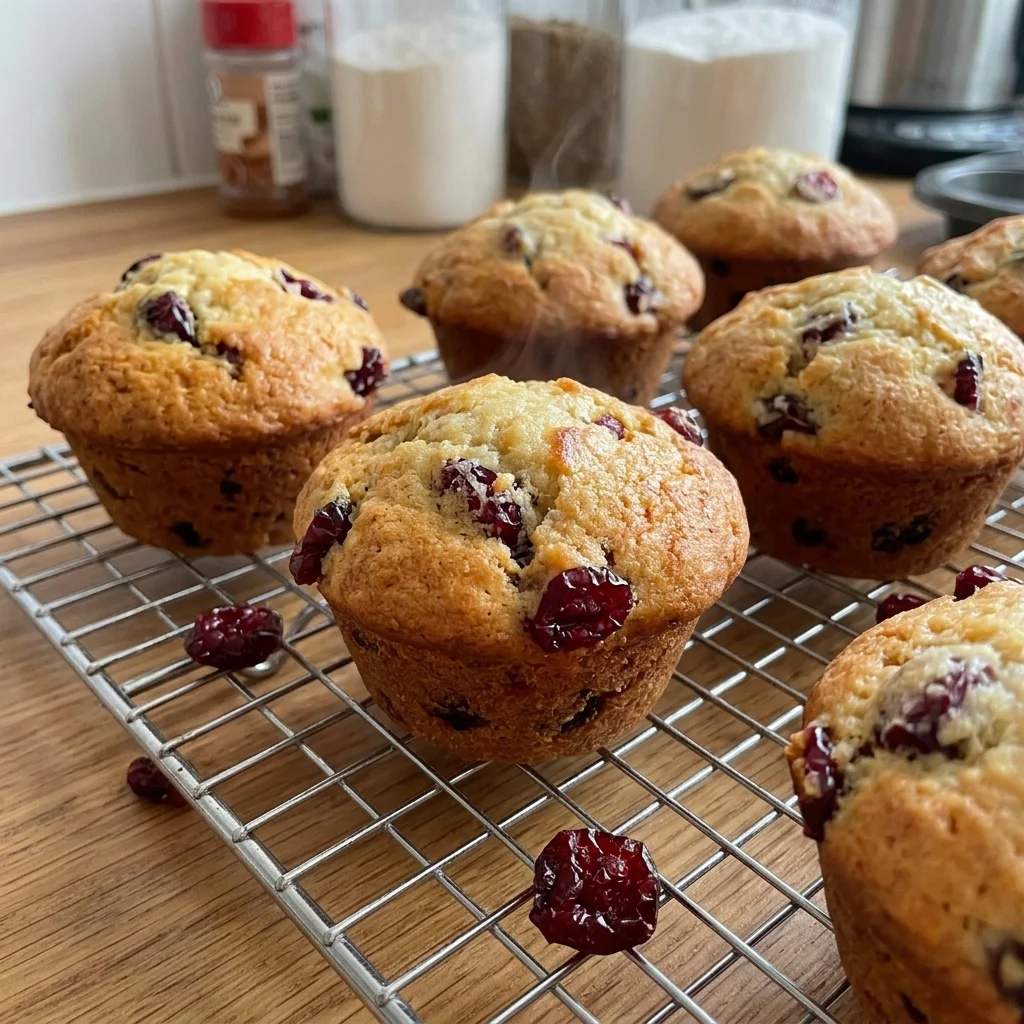 muffiny s brusinkami