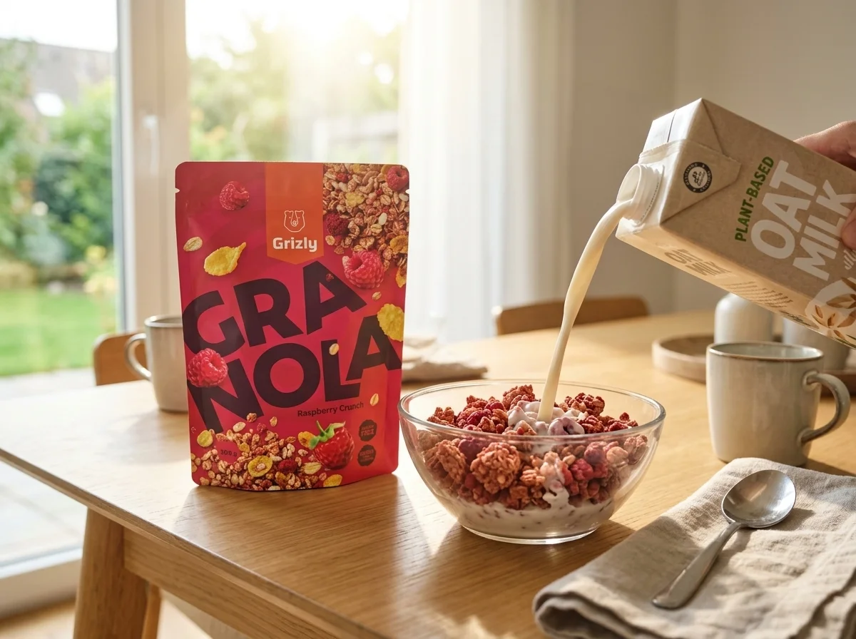 bol de mic dejun cu granola