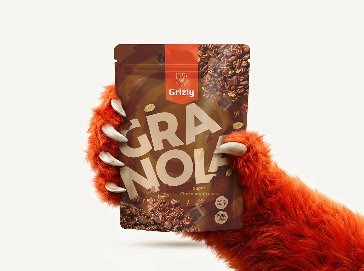 GRIZLY lăbuță cu granola