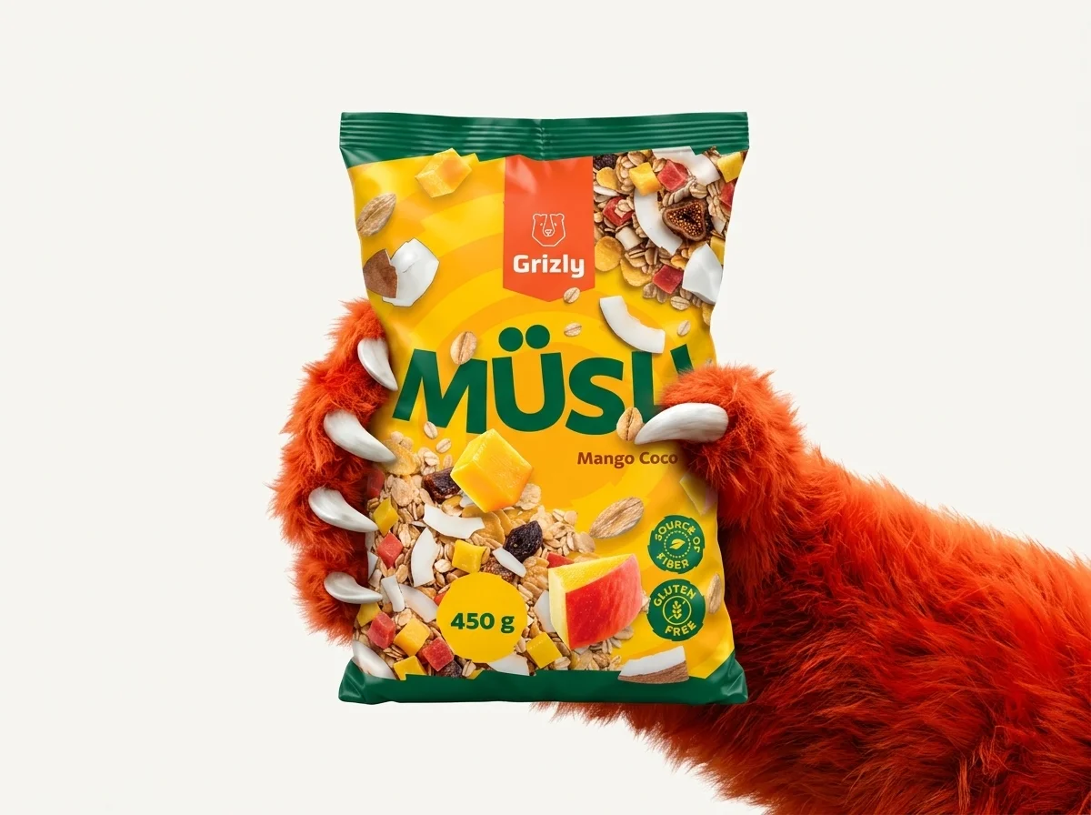 lăbuță care ține müsli
