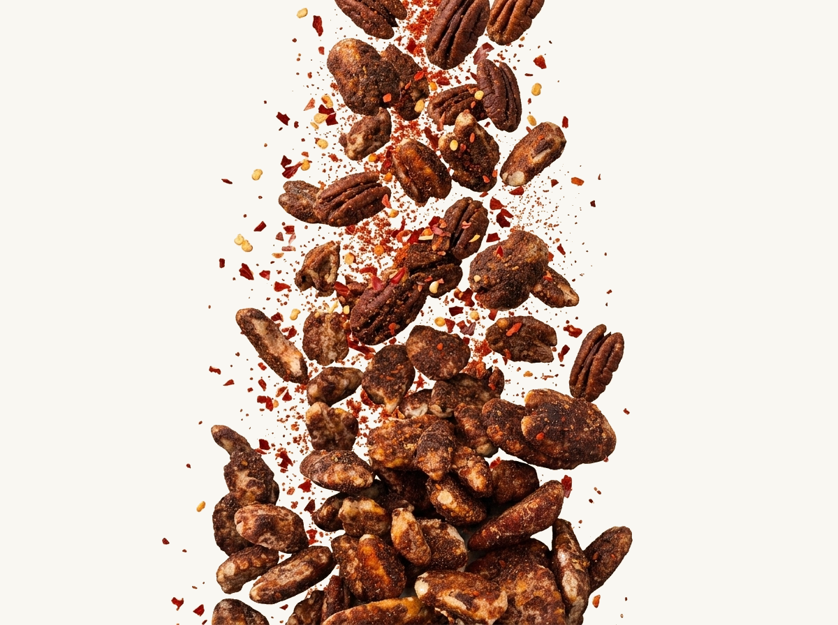 nuci pecan în cădere
