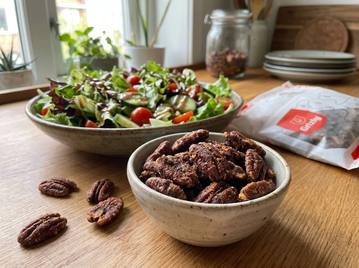 nuci pecan în bol