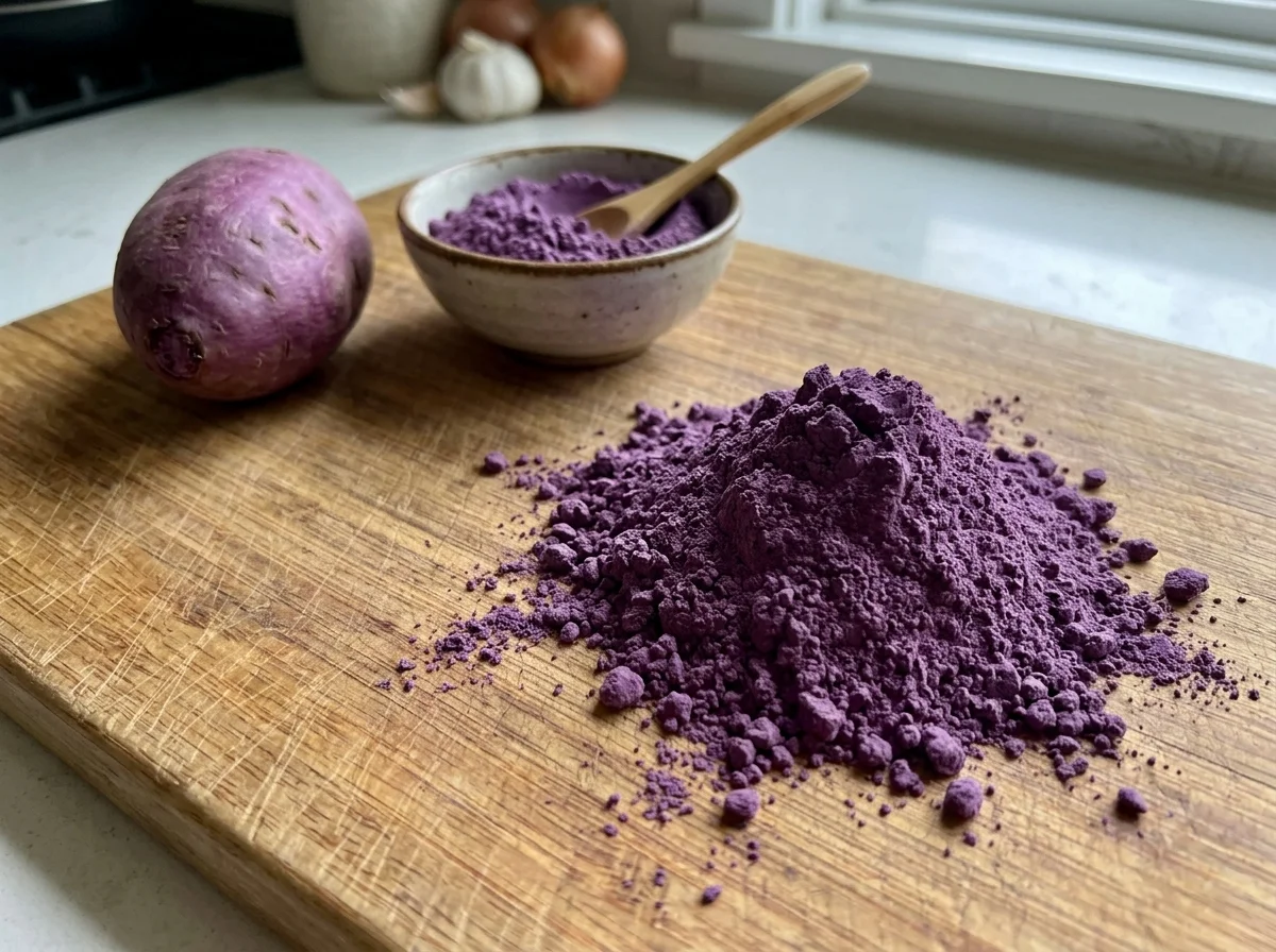 Clătite Ube latte