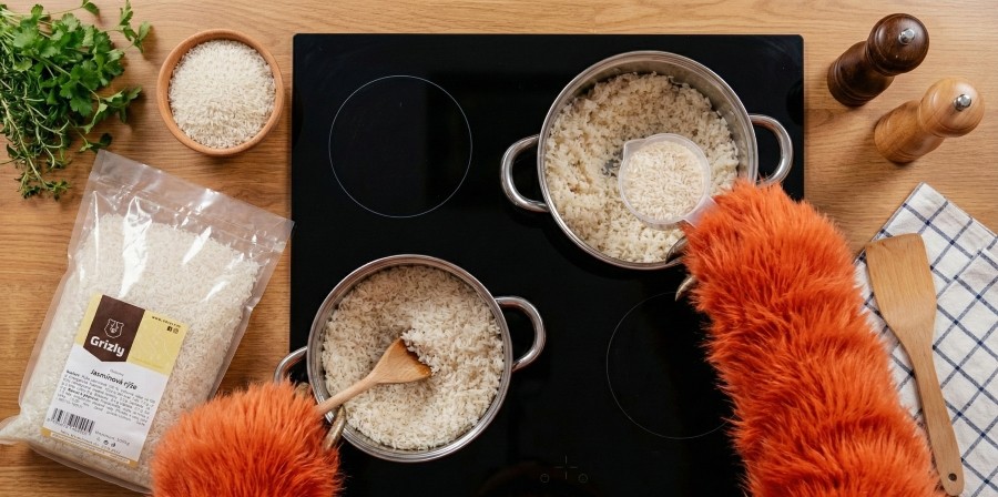 cum se gătește orezul - Grizly