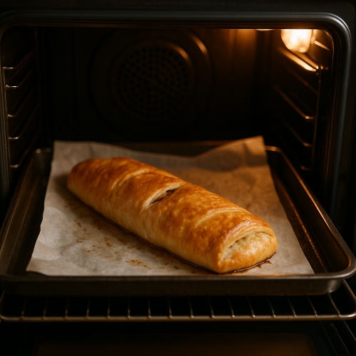 Cât timp se coace ștrudelul – ștrudel în cuptor – rețetă Grizly