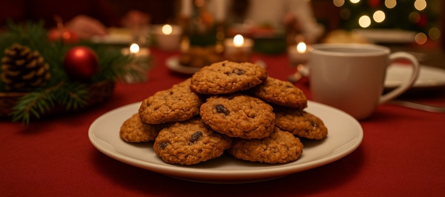 Biscuiți din ovăz fără zahăr – rețetă Grizly