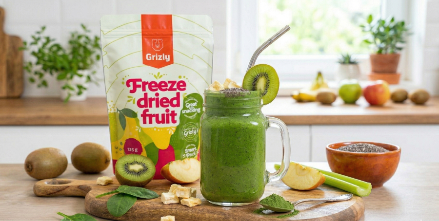 Rețetă smoothie verde Grizly