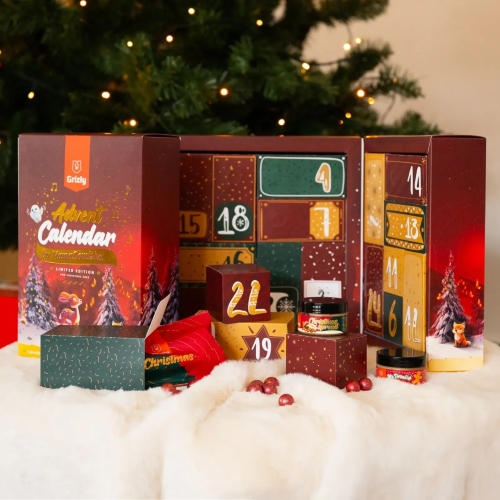 Cutie cadou Moș Nicolae Grizly