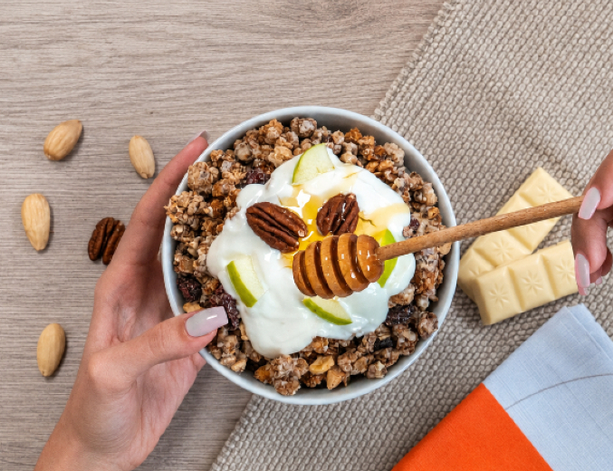 Granola crocantă de cocos