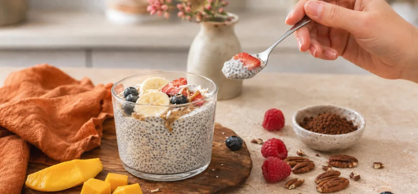 Budincă de chia: Rețeta de bază și 6 variante delicioase