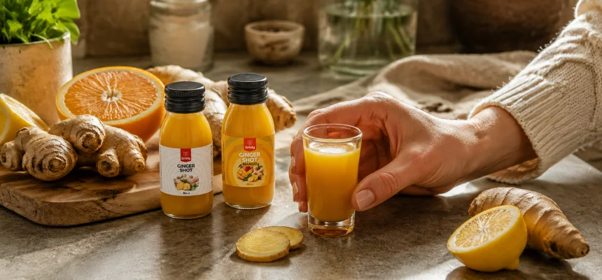 Ginger shot: De ce îl bea tot internetul și cum îl preparați acasă