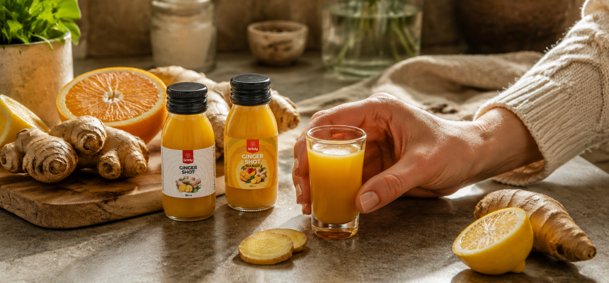 Ginger shot: De ce îl bea tot internetul și cum îl preparați acasă