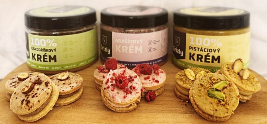 Fursecuri fragede cu creme de nuci de la Grizly