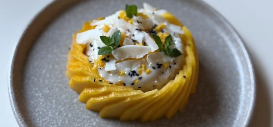 Mango Sticky Rice – învață cum se face desertul thailandez la modă