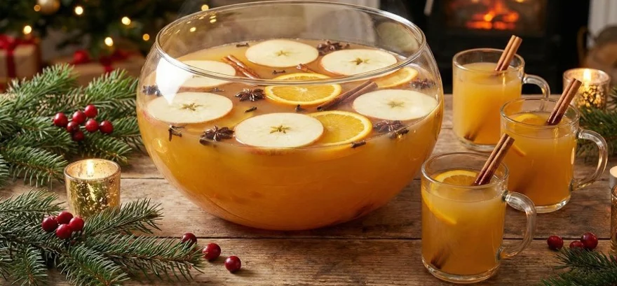 Punch de Crăciun fără alcool: 3 rețete cu fructe, condimente și un strop de iubire