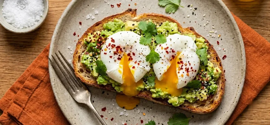 Toast cu avocado și ou: Rețetă rapidă în 10 minute