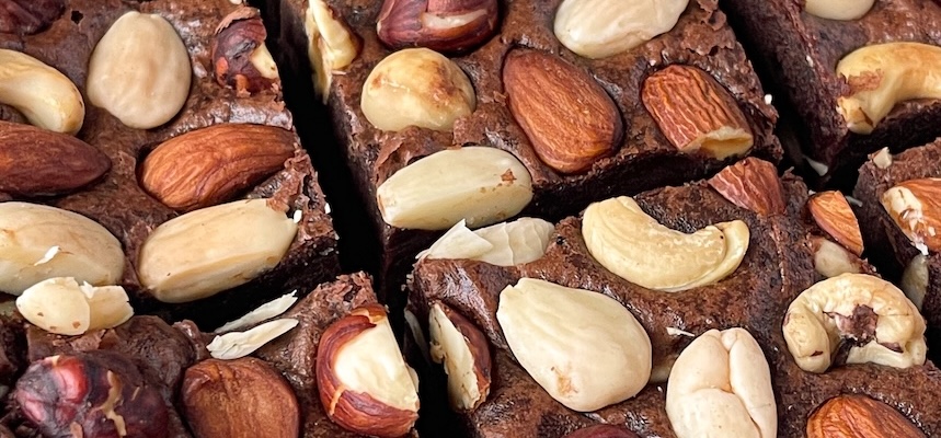 Brownies vegane cu nuci
