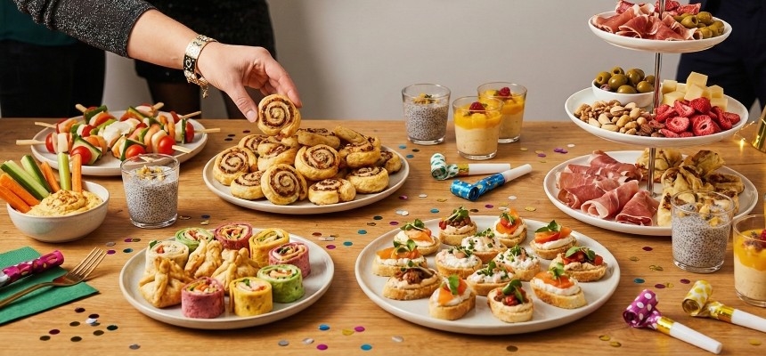 Inspirație pentru masa de Revelion: gustări și aperitive care merg mereu