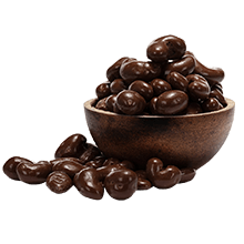 Fructe acoperite cu ciocolată și iaurt