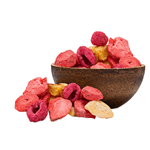 Amestecuri de fructe liofilizate