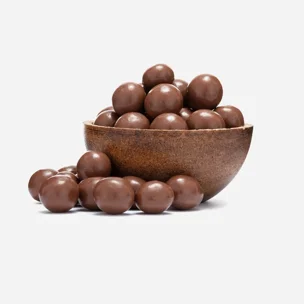 Alune de pădure în înveliș de ciocolată cu lapte