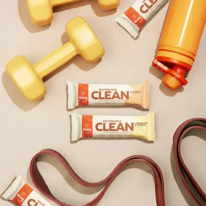 Baton proteic cu aromă de ciocolată și vanilie