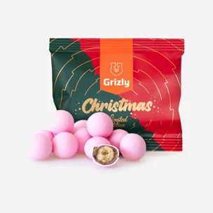 Biluțe crocante din bezea roz