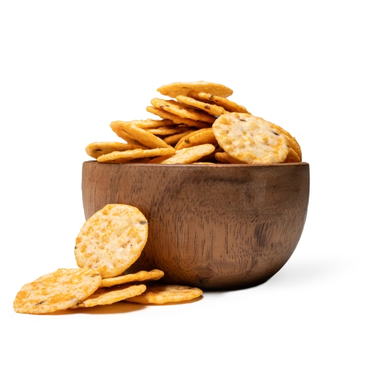 Biscuiți de orez cu ardei și chilli