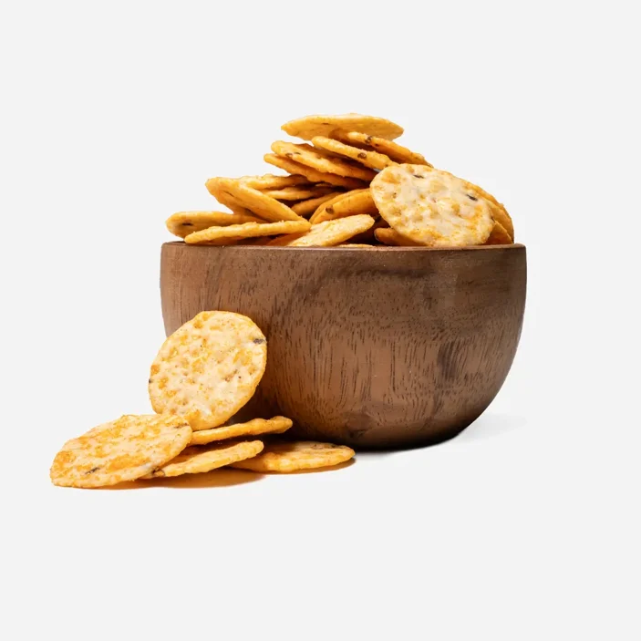 Biscuiți de orez cu ardei și chilli