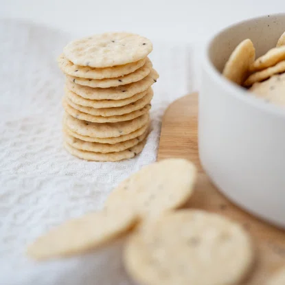 Biscuiți de orez cu sare de mare