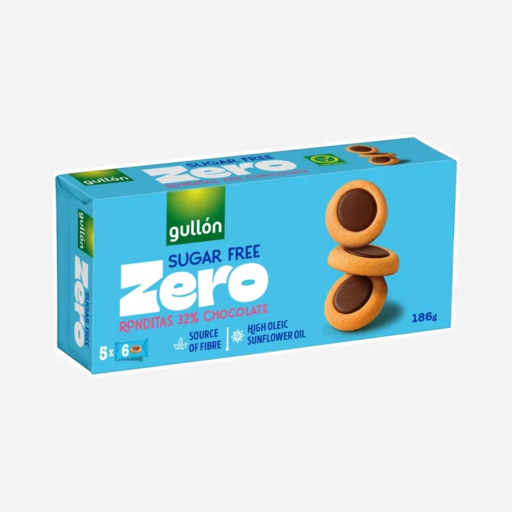 Biscuiți înveliți în ciocolată amăruie, fără zahăr adăugat, cu îndulcitor