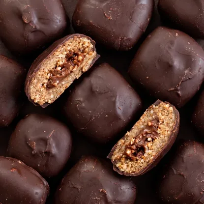 BITES Mini batoane umplute cu alune de pădure în ciocolată amăruie BIO (2x19 g)