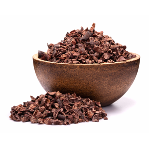 Boabe de cacao neprăjite - bucăți
