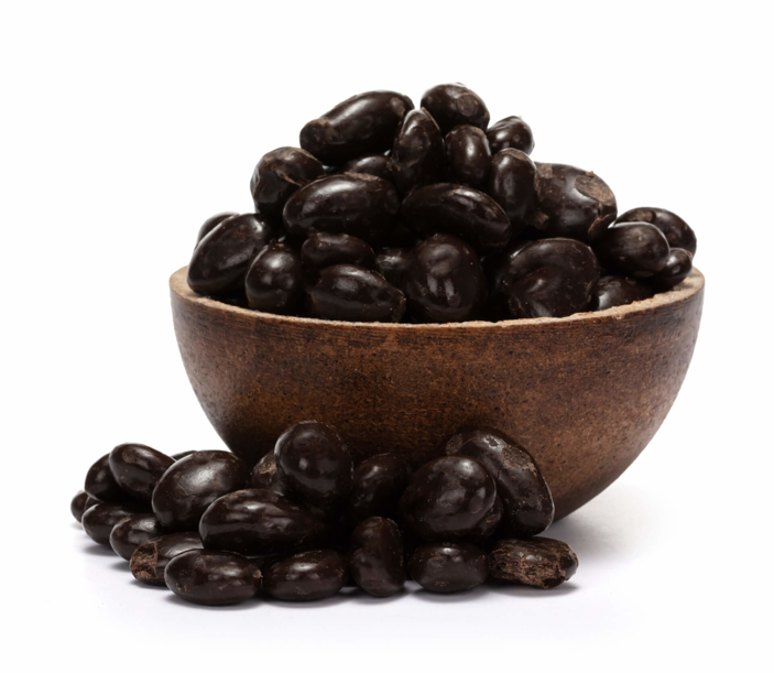 Boabe de cafea în înveliș de ciocolată neagră