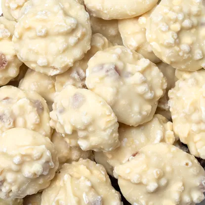 Bomboane crocante de ciocolată mango