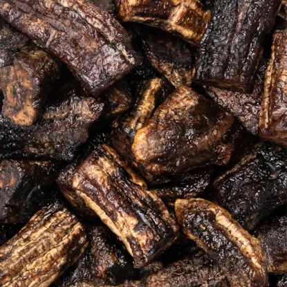 Bucăți de banană naturale