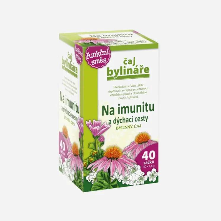 Bylinář Na imunitu a dýchací cesty 40 sáčků
