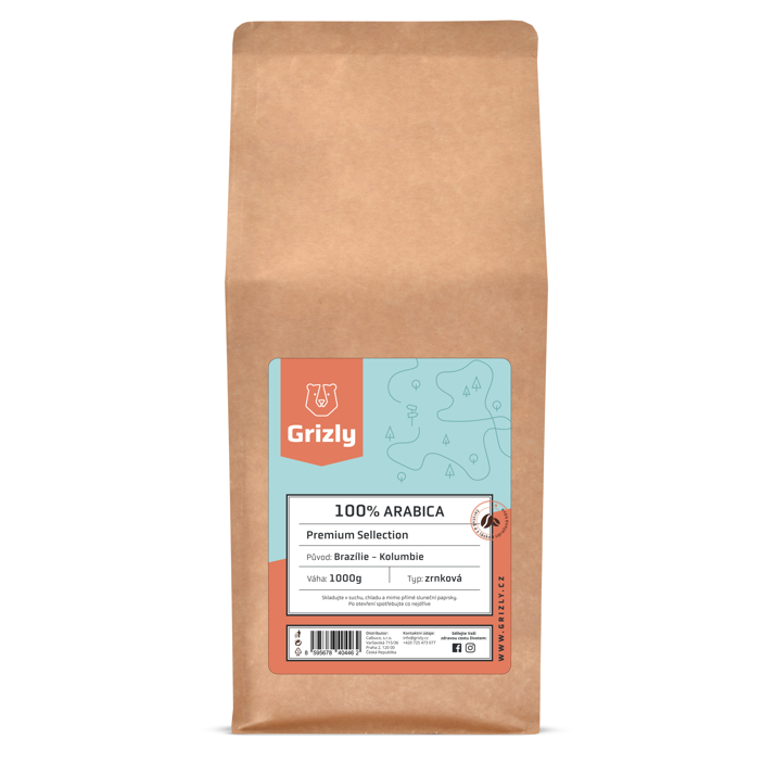 Cafea boabe prăjită 100% Arabica Selecție Premium