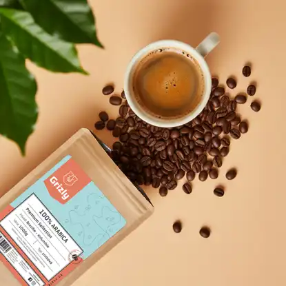 Cafea boabe prăjită 100% Arabica Selecție Premium