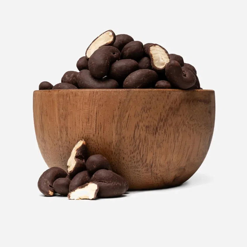 Caju glazurat în ciocolată extra neagră