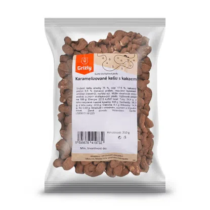 Caju în caramel și cacao