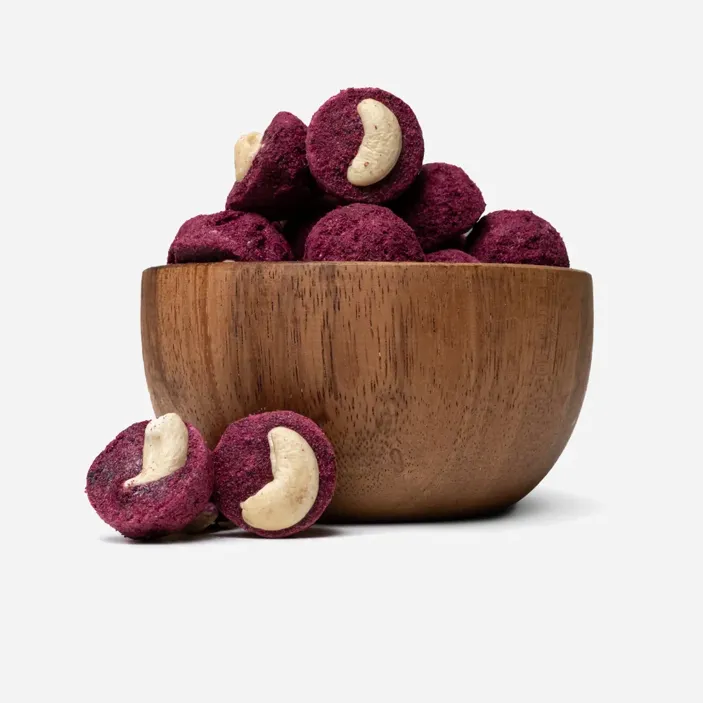 Caju în crustă liofilizată de afine