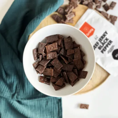 Carne uscată de vită Jerky piper